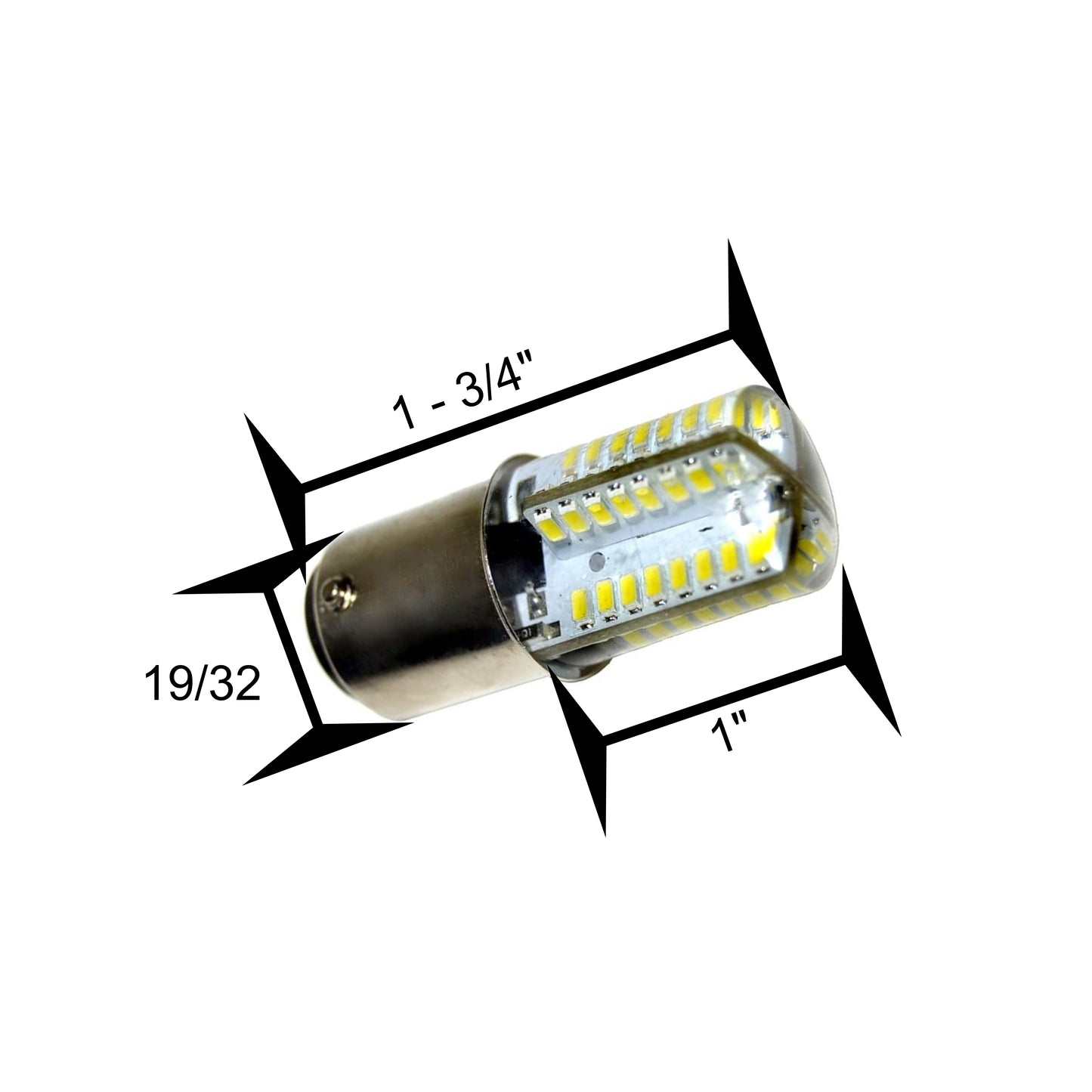 LED Bulb - 2 Pin Push-N-Twist 4PCW-LED