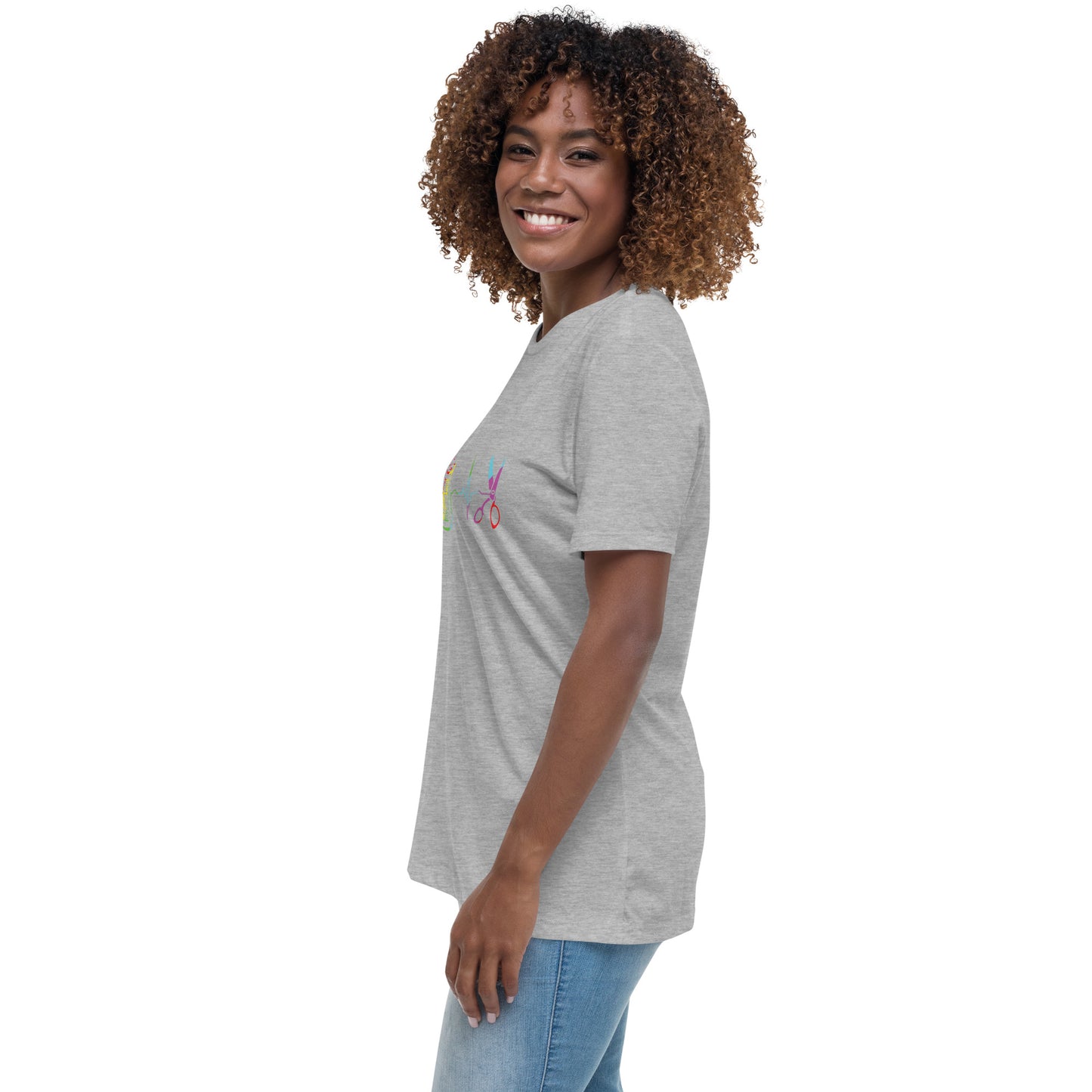 Heart Beat of Sewing - Women's Relaxed T-Shirt