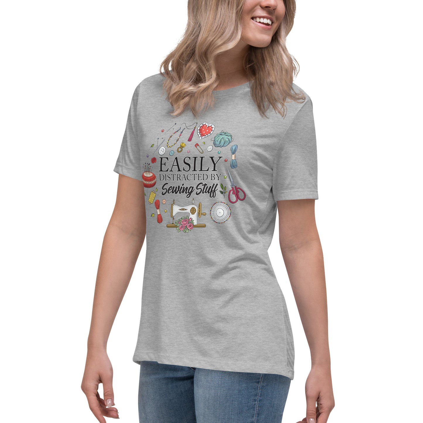 Easily Distracted - Women's Relaxed T-Shirt