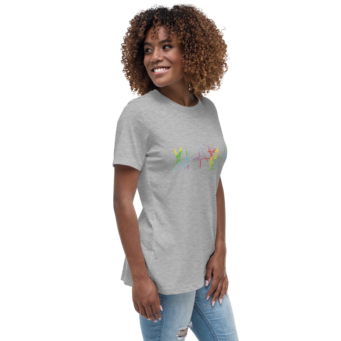 Heart Beat of Sewing - Women's Relaxed T-Shirt