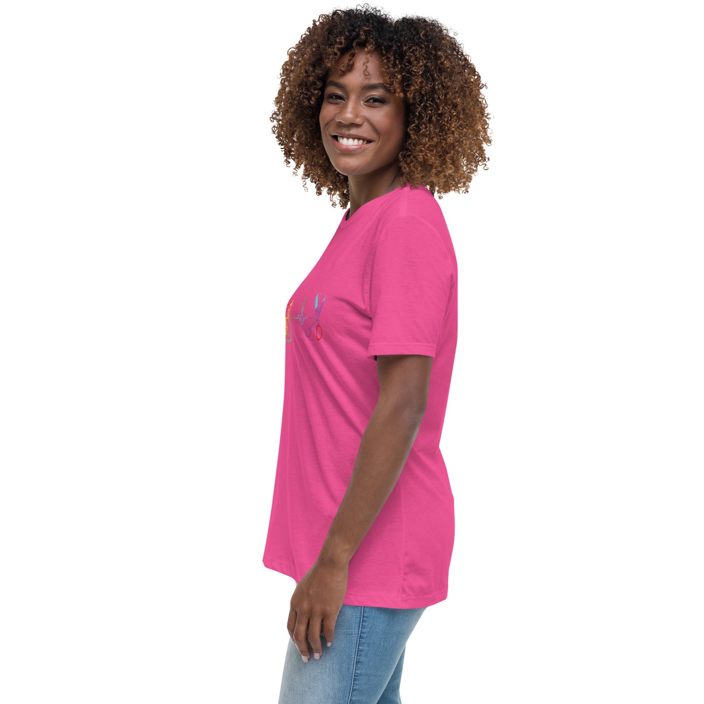 Heart Beat of Sewing - Women's Relaxed T-Shirt