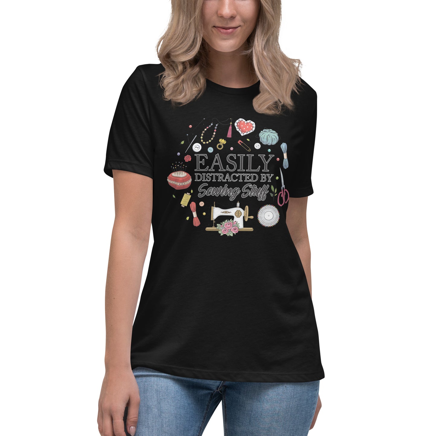 Easily Distracted - Women's Relaxed T-Shirt