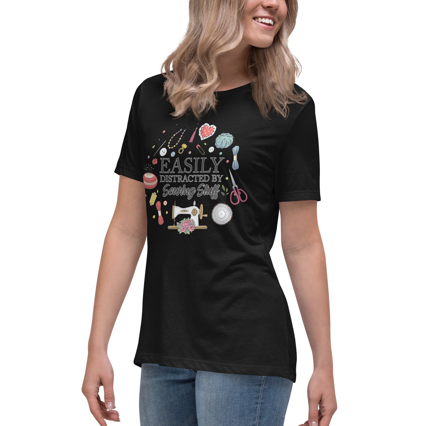 Easily Distracted - Women's Relaxed T-Shirt