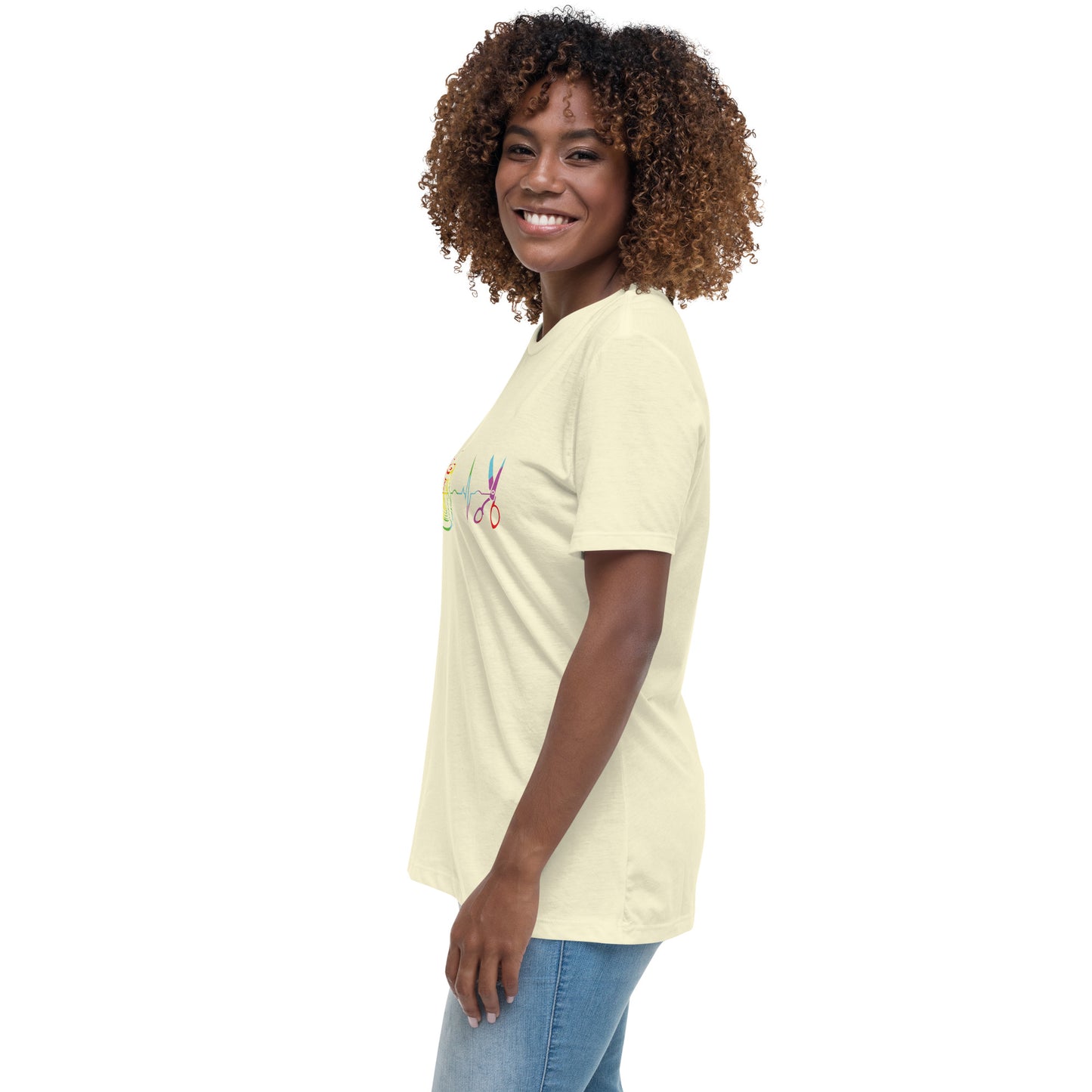 Heart Beat of Sewing - Women's Relaxed T-Shirt