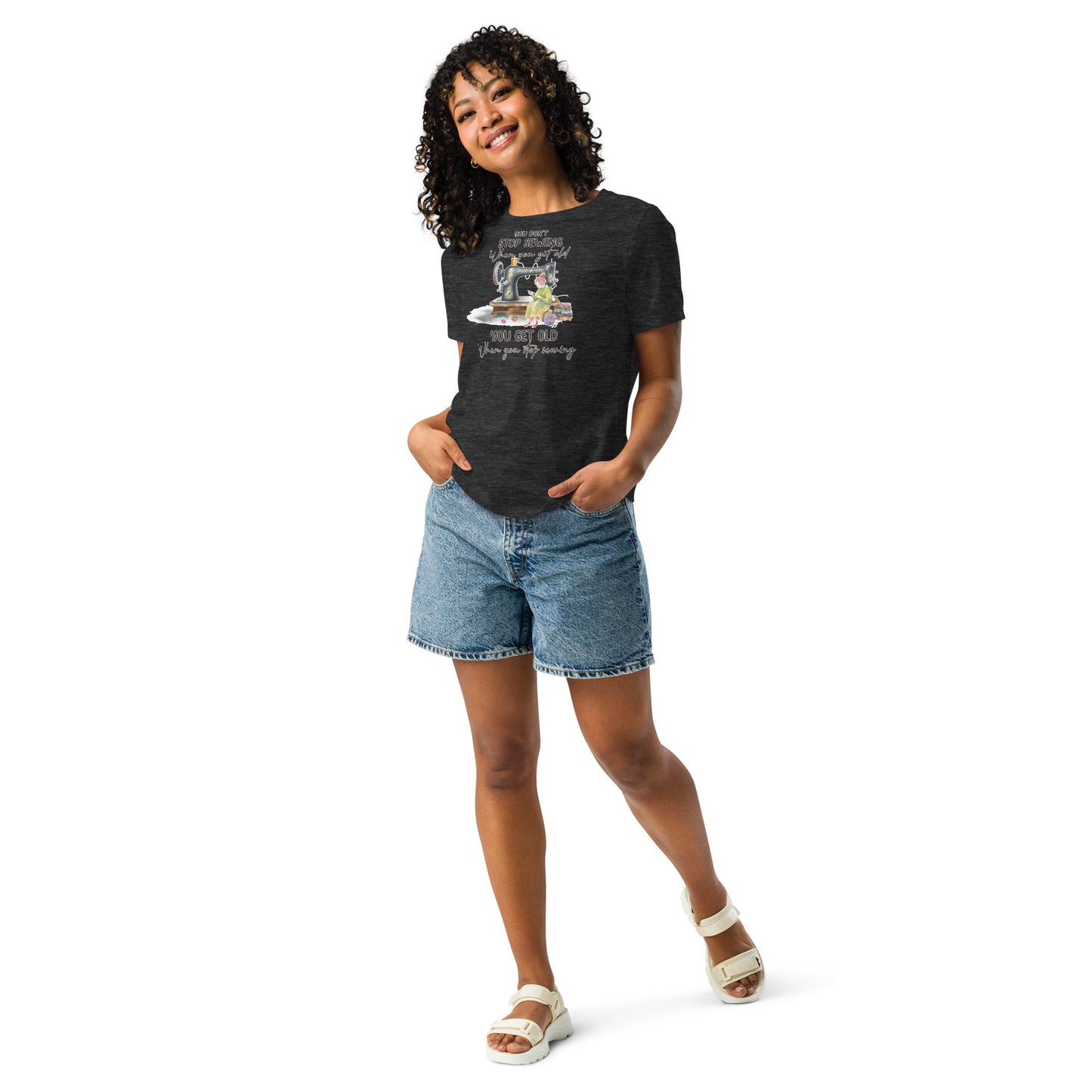 Don't Stop Sewing - Women's Relaxed T-Shirt