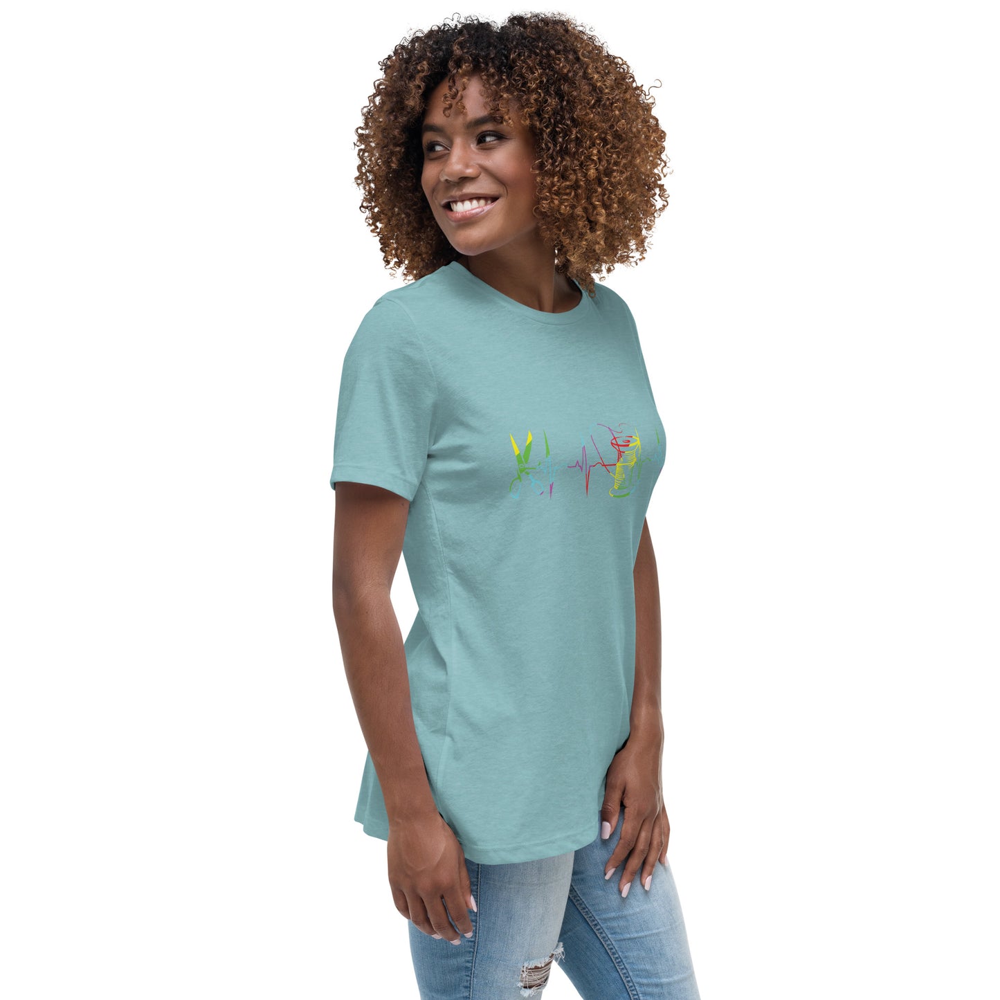 Heart Beat of Sewing - Women's Relaxed T-Shirt