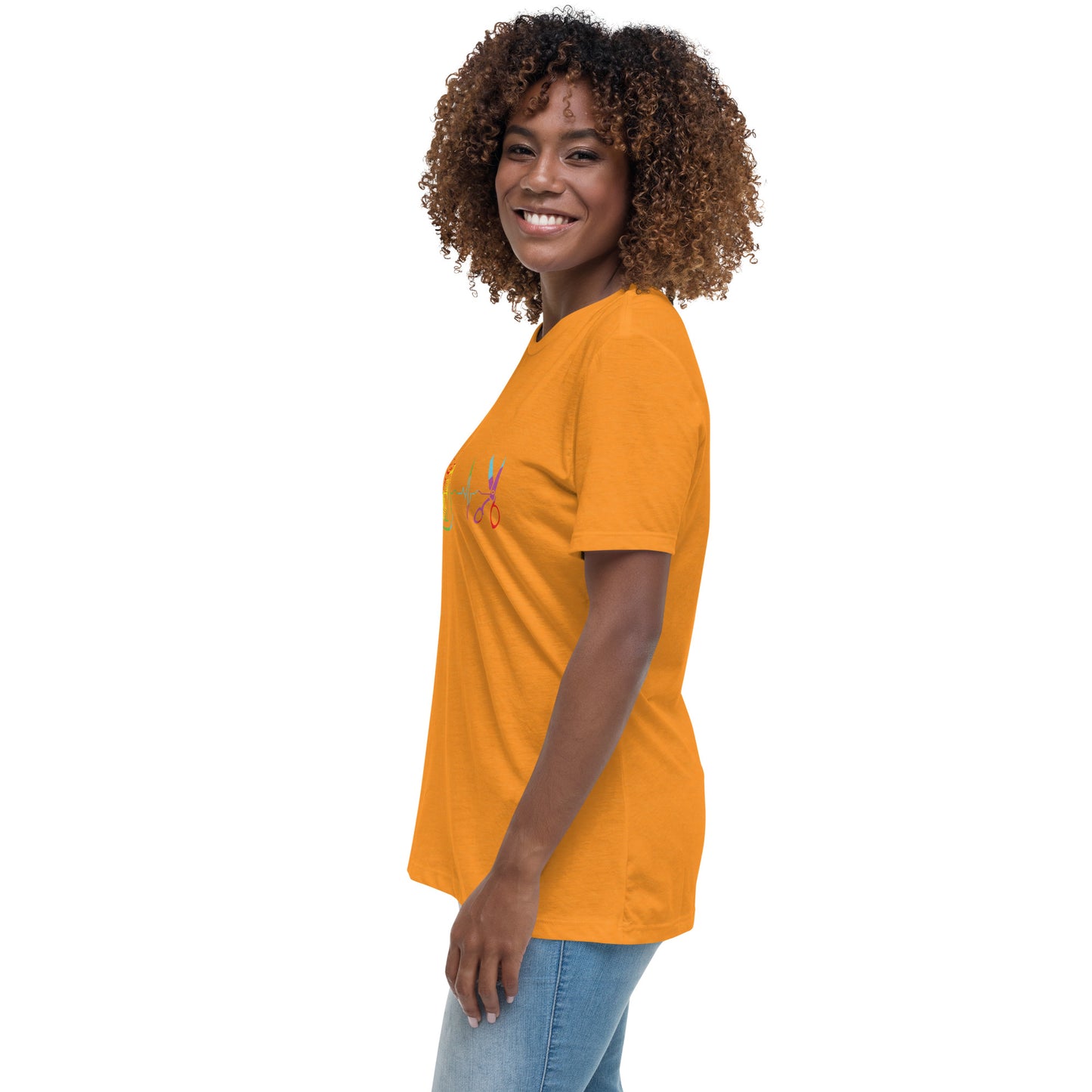 Heart Beat of Sewing - Women's Relaxed T-Shirt