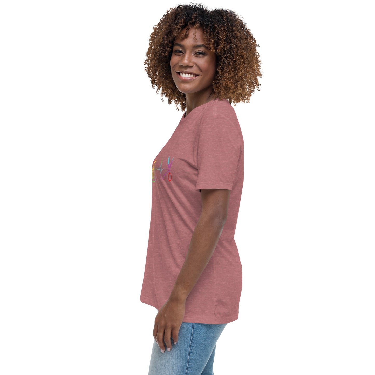 Heart Beat of Sewing - Women's Relaxed T-Shirt