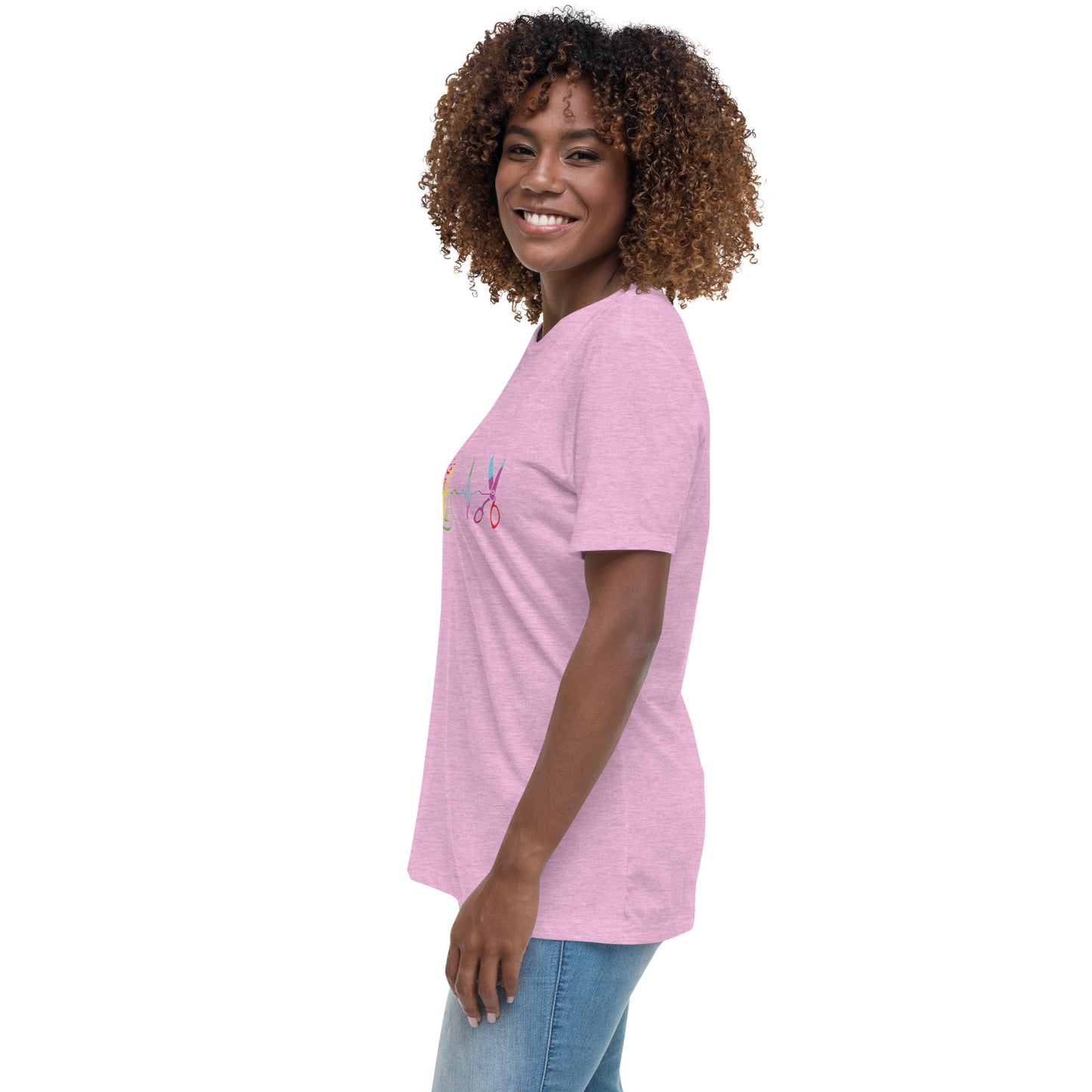Heart Beat of Sewing - Women's Relaxed T-Shirt