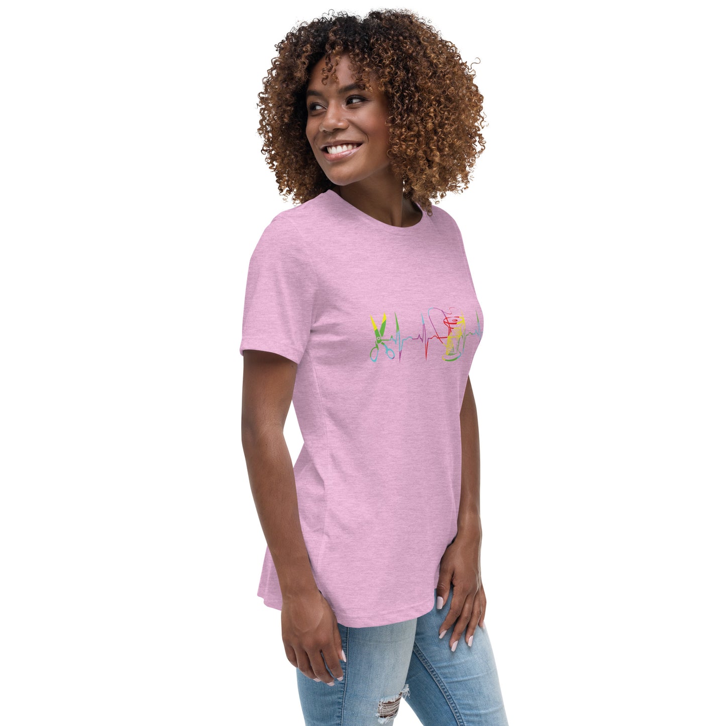 Heart Beat of Sewing - Women's Relaxed T-Shirt