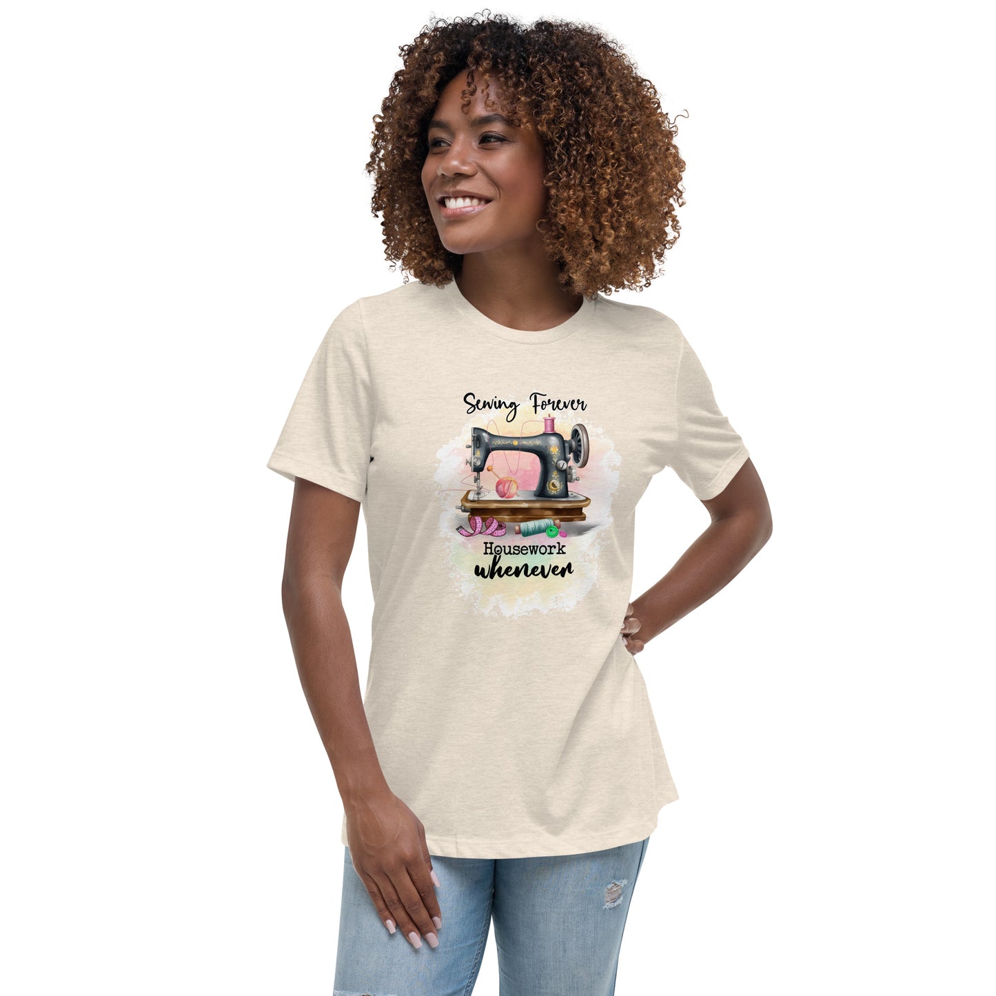 Sewing Forever - Women's Relaxed T-Shirt