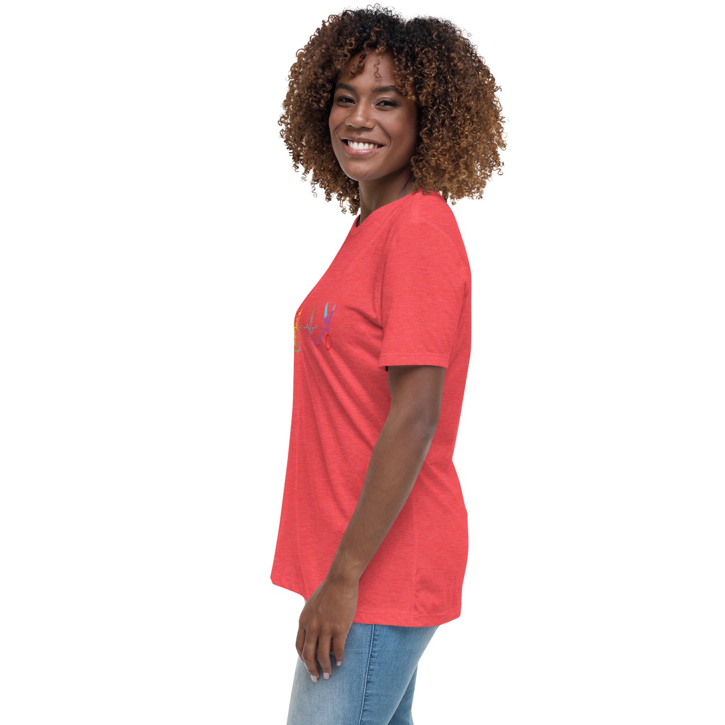 Heart Beat of Sewing - Women's Relaxed T-Shirt