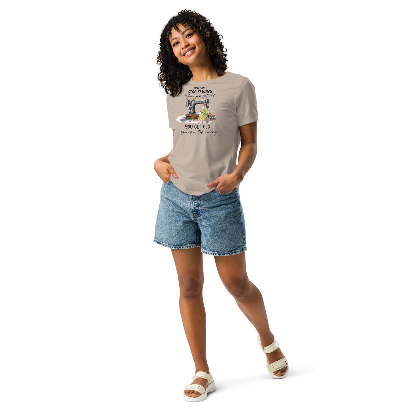 Don't Stop Sewing - Women's Relaxed T-Shirt