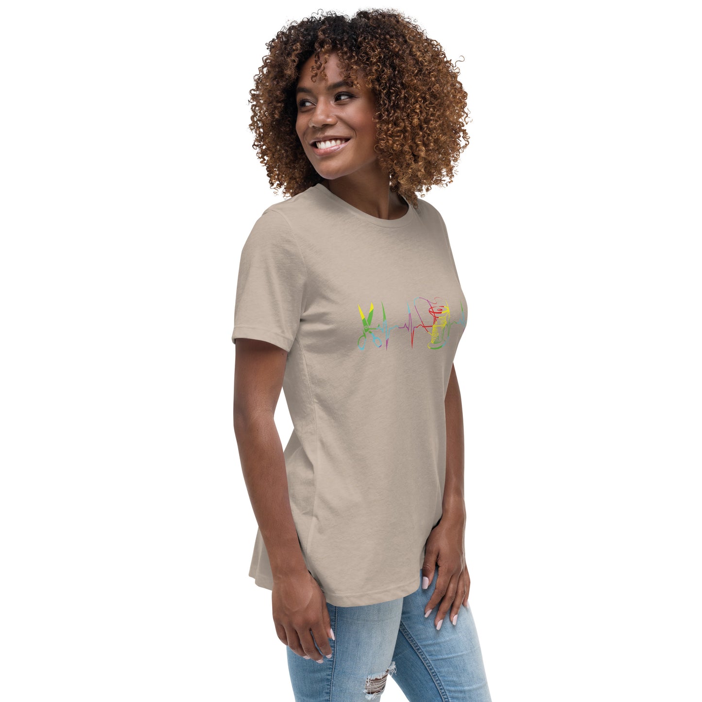 Heart Beat of Sewing - Women's Relaxed T-Shirt