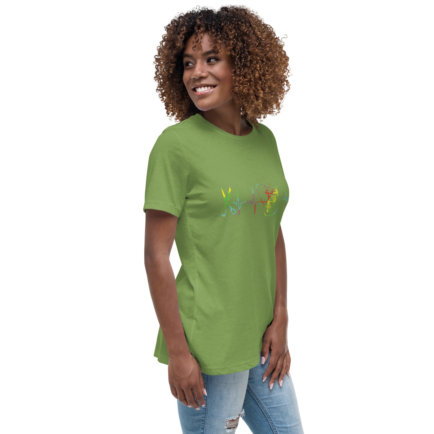 Heart Beat of Sewing - Women's Relaxed T-Shirt