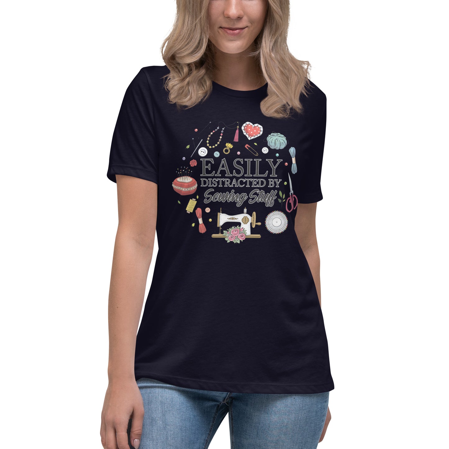 Easily Distracted - Women's Relaxed T-Shirt