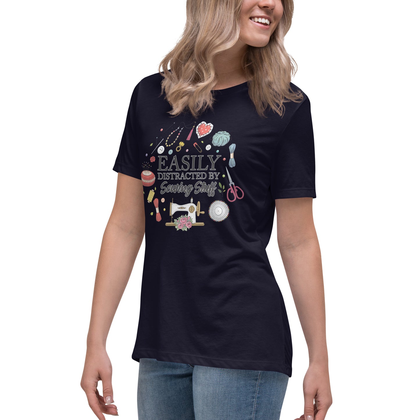 Easily Distracted - Women's Relaxed T-Shirt