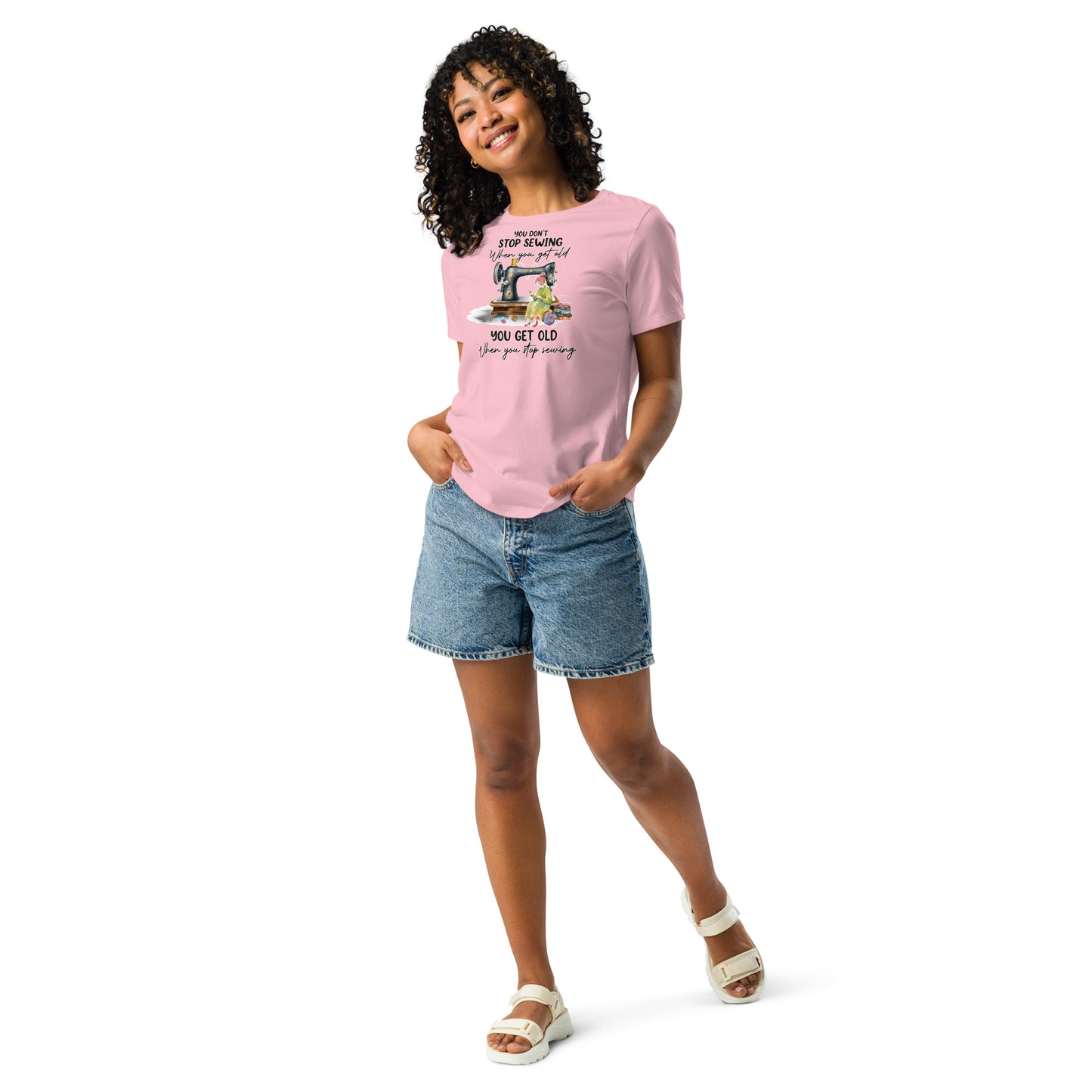 Don't Stop Sewing - Women's Relaxed T-Shirt