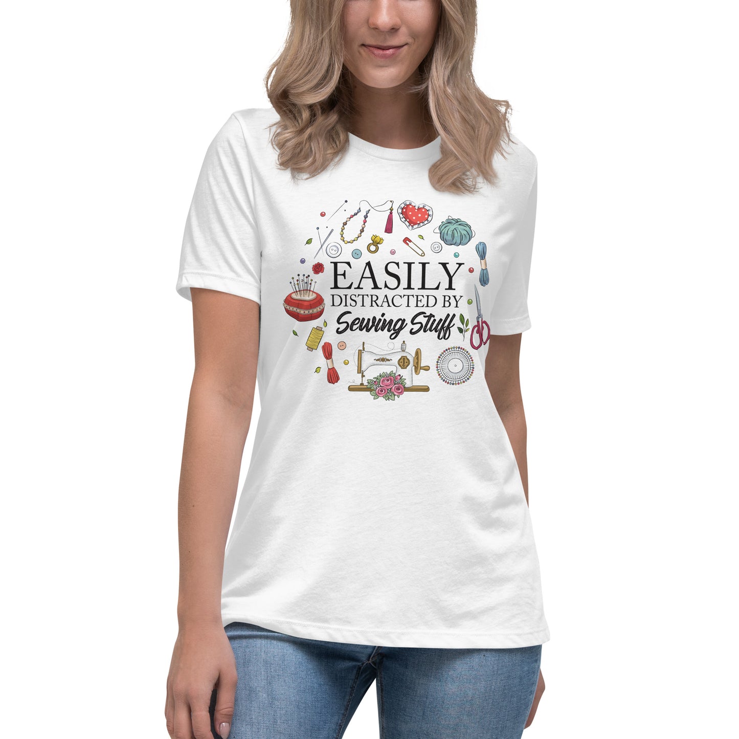 Easily Distracted - Women's Relaxed T-Shirt