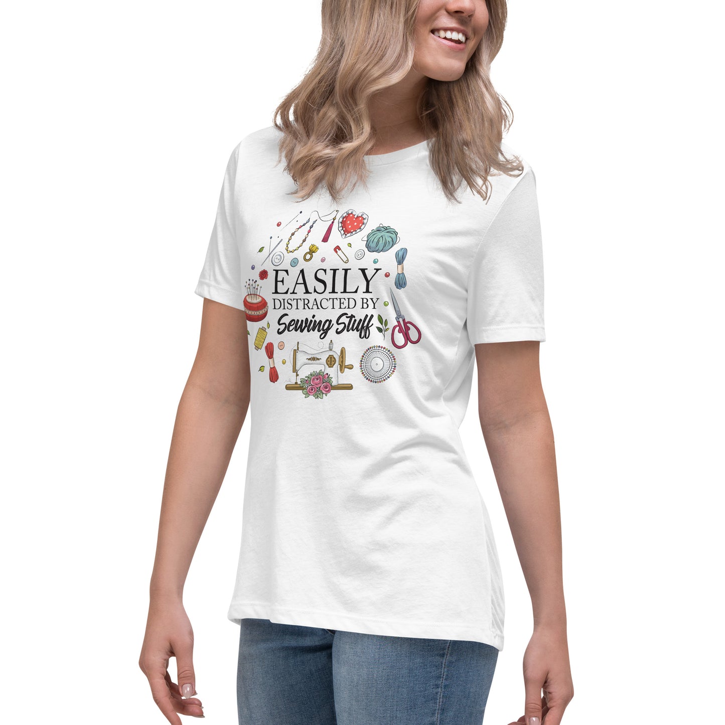Easily Distracted - Women's Relaxed T-Shirt
