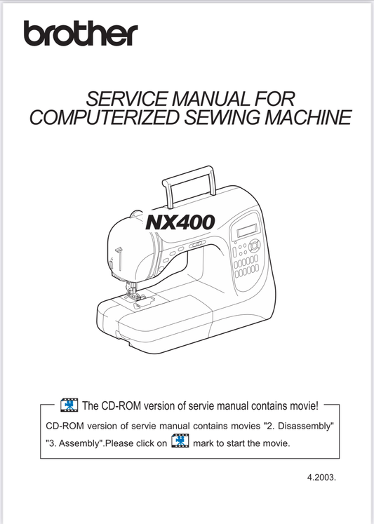 Brother Parts and Service Manuals - NX 400