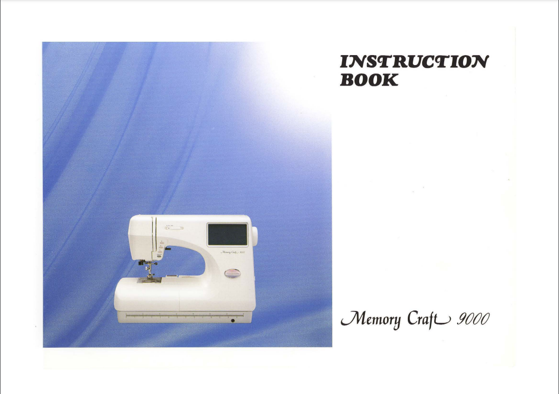 Janome Parts and Service Manuals - MC9000