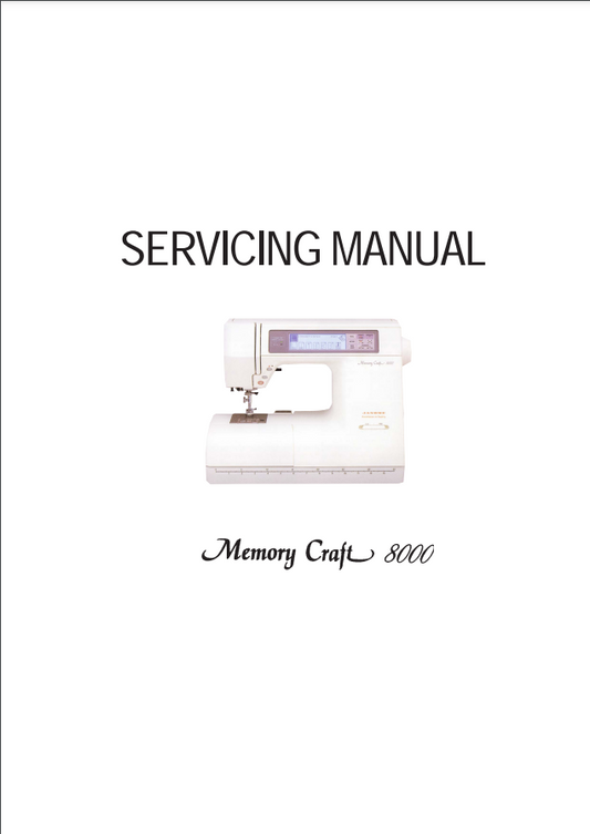 Janome Service Manuals - MC8000